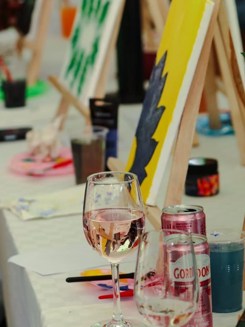 Wine and works in progress